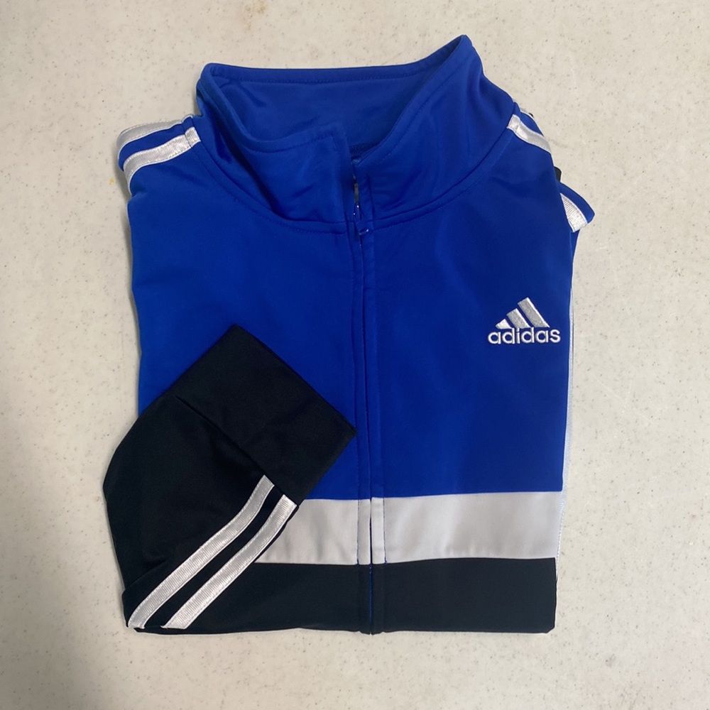 Adidas Warmup Jacket. Kids Large. Lightly used.